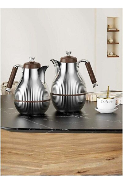 ALQANNAS طقم من ترمسين عاليي الجودة للشاي والقهوة مع ضمان لمدة 3 سنوات