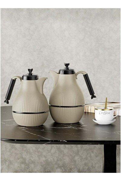 ALQANNAS Set of 2 High-Quality Tea & Coffee Thermoses with 3-Year