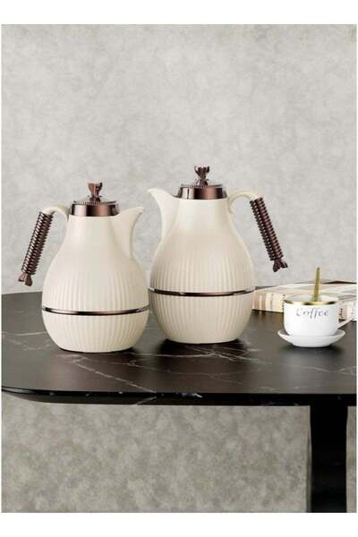 ALQANNAS Set of 2 High-Quality Tea & Coffee Thermoses with 3-Year