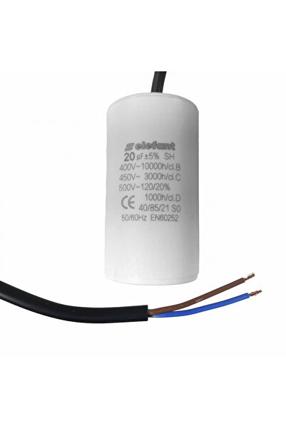 pro tools store romania Condensator cu fir CBB60 20µF 40x72mm 450V