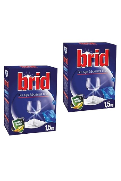 Brid Bulaşık Makinesi Tuzu 1,5 Kg 2 ADET