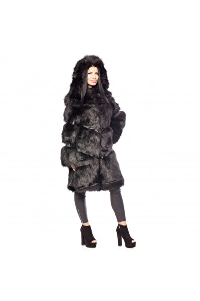 FeteRL Long Black Fur Coat