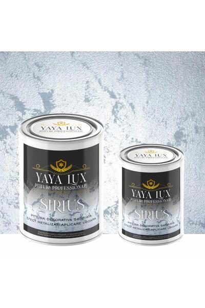 YaYa Color Package 2 L + 1 L, Luxury Decorative Paint - Sirius Silver
