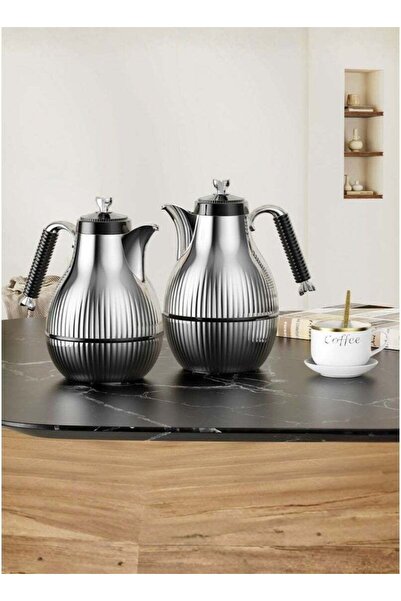 ALQANNAS طقم من ترمسين عاليي الجودة للشاي والقهوة مع ضمان لمدة 3 سنوات