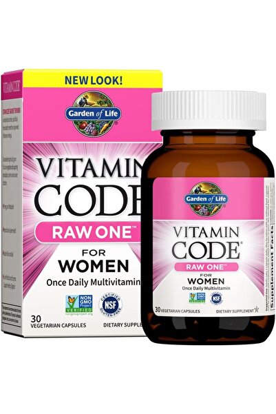 GARDEN OF LIFE فيتامينات متعددة للنساء، فيتامين كود رو وان للنساء، حبة واحدة ...