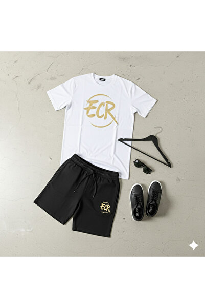 ECR MODA ΣΕΤ ΣΟΡΤΣ ΚΑΙ ΜΠΛΟΥΖΑΚΙ ΜΕ ΚΙΤΡΙΝΟ ΤΥΠΩΜΑ