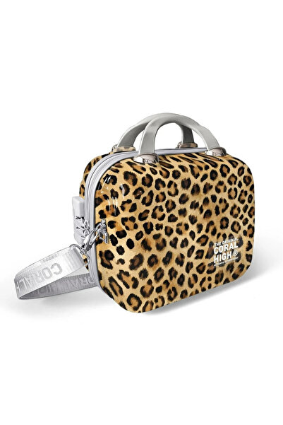Coral High Pc Makeup Bag with Shoulder Strap 16844