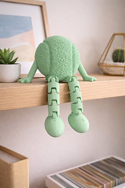 3BStudio Eklemli hareketli Tenis Topu Figürü