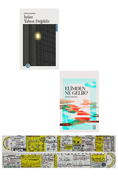 Turkuvaz Kitap Fatma Bayram 2 kitap Set / İyiler Yalnız Değildir + Elimden Ne Gelir + Özel Cetvel