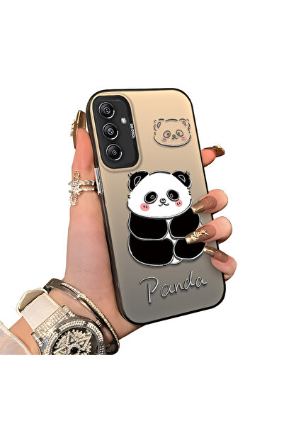 ucuc غطاء سيليكون متوافق مع هاتف سامسونج جالاكسي A24 بنمط الباندا اللطيف ومقا...