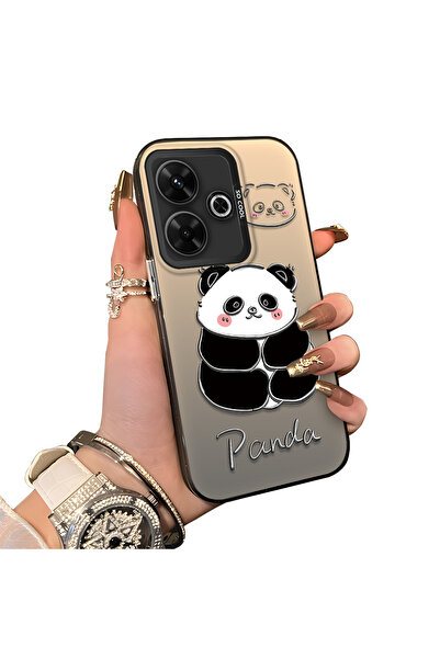 ucuc غطاء سيليكون متوافق مع هاتف Xiaomi Redmi 13 4G بنمط الباندا اللطيف، غطاء...