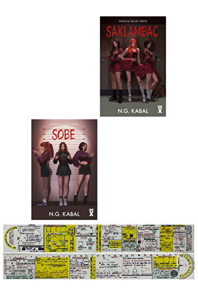 Dex Ophelia Valley Serisi 1-2. Kitaplar Set Saklambaç - Sobe N. G. Kabal (Cil...
