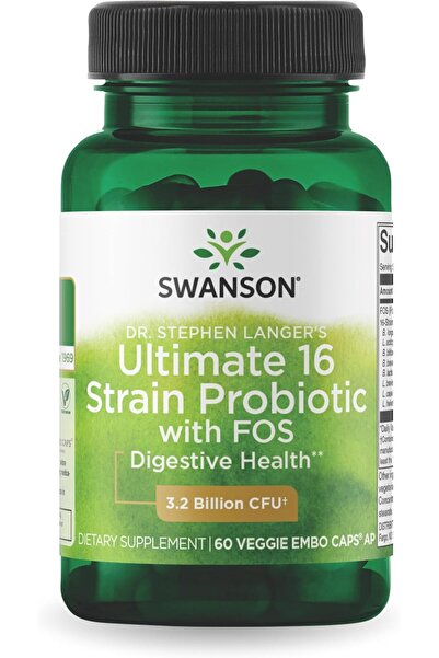 SWANSON Probiotic with Prebiotic FOS from Doctor Dietary Supplement for Diges...