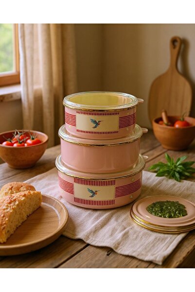 Onedekor حاوية تخزين على شكل طائر وردي مطلية بالذهب