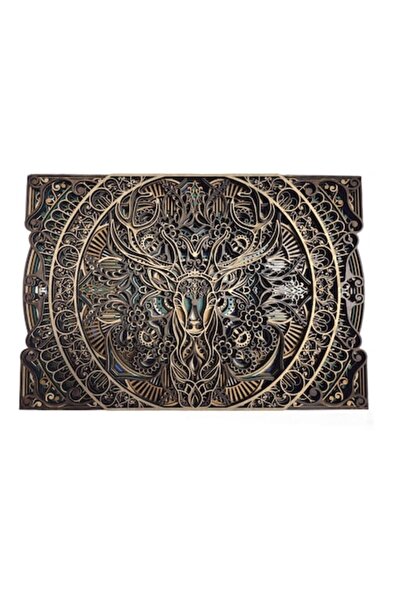 OEM Pictură decorativă în straturi de lemn, Mandala Cerb