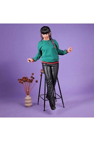 Mamnon Black leather pants