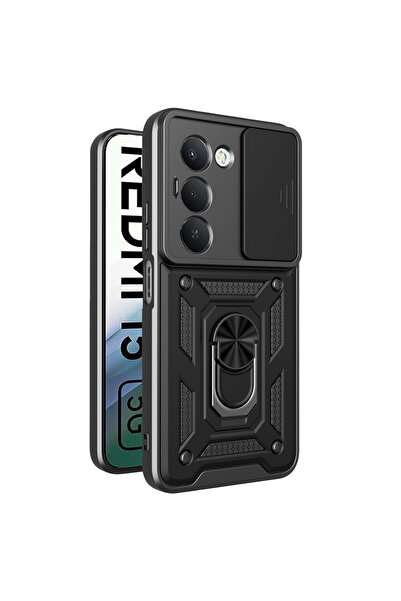 NewFace Xiaomi Redmi 15 4g Pars Silicone with Lens Ring - Black