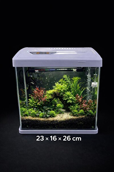 OP-PORFECT (BEYAZ) YENİ NESİL 23X16X26 MACROPET AQUARIUM KENDINDEN MOTOR VE L...