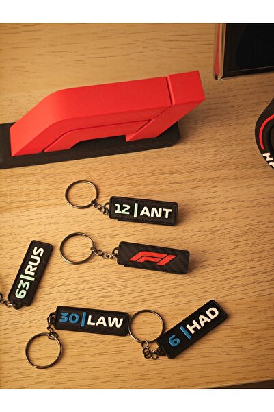 Volson Design F1 Formula 1 Kimi Antonelli Siyah Anahtarlık