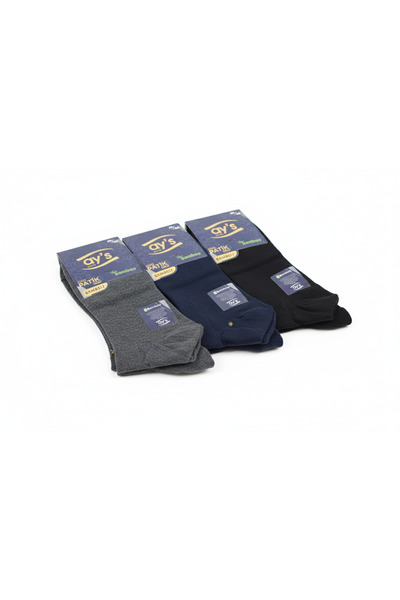 Nevalia Dikişsiz Bambu Erkek Patik Çorap-Ter Emici-Hafif-6'lı-Asorti