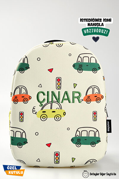 Minilee [İSTEDİĞİNİZ İSMİ NAKIŞLA YAZIYORUZ] - Retro Arabalar 0-8 Yaş - Kreş,...