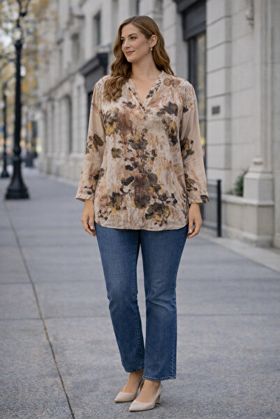 Ekol Sequin Sequin Blouse