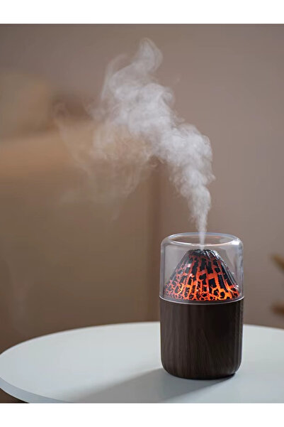 OEM Humidifier with Cool Flame, Volcano Lighting and Aromatherapy, Fine Spray