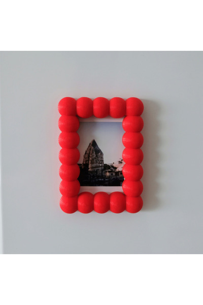 ZarZor Baloncuk Tasarımlı Polaroid Mıknatıslı Fotoğraf Çerçevesi