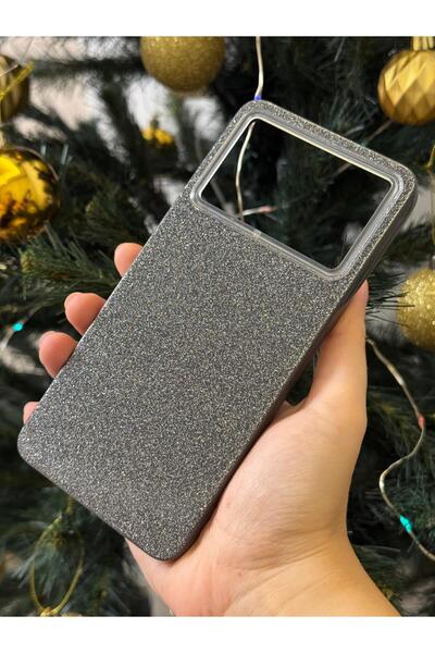 TechTrove Poco X6 Pro İçin Uyumlu Simli Soft Tasarımlı Lüx Tasarım Kılıf