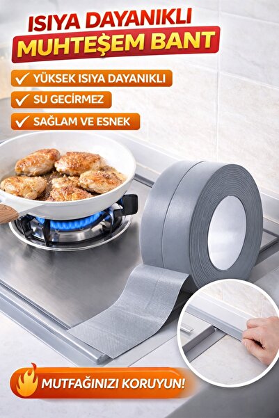 obrigado Su Geçirmez Sızdırmaz Bant 3m Gri – Mutfak Lavabo Banyo Duşakabin İzolasyon Bandı