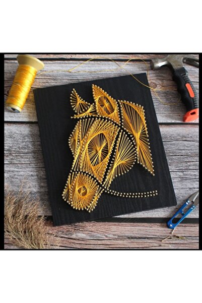 BALIM ÖRGÜ EVİ Flography Kit for Children Horse 21 X 30 cm