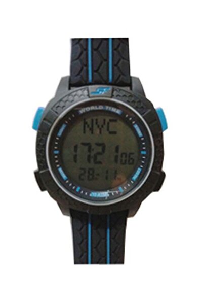 SONATA SF Carbon Series Black Band Unisex Digital Watch