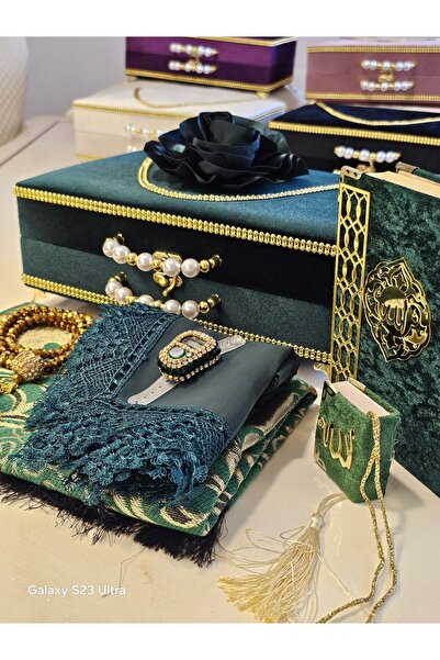 GÜLSEMALİ Sevgililer günü hediyesi Lüks Ayaklı Kadife Sandık İçinde İsimli Ku...