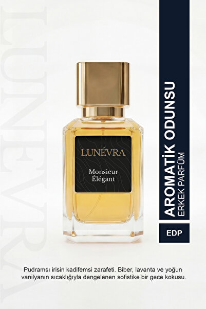 Monsieur Élégant Eau de Parfum - Aromatik Odunsu Erkek Parfüm 50 ml