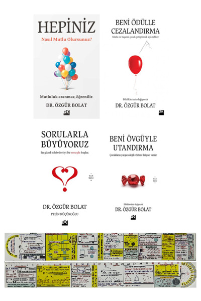 Doğan Kitap Özgür Bolat 4 Kitap Set/Hepiniz Nasıl Mutlu Olursunuz+Beni Ödülle...
