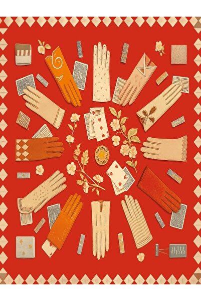 EGE DESIGN وشاح ساتان بملمس حريري 70 × 70