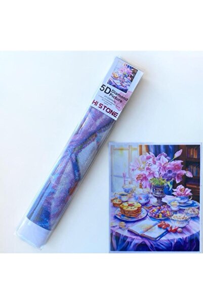 NT Boncuklu Taşlı Pano Mozaik Elmas Goblen Çocuklar İçin Diamond Tablo 50x 65...