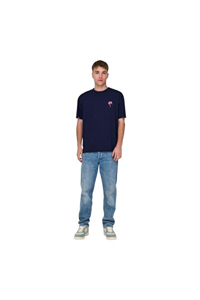 ONLY Men's T-Shirt 22029519   Onsmervyn Life Rlx Summer