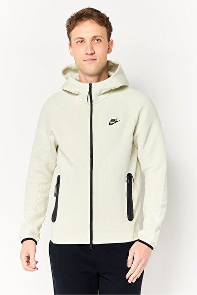 Nike Men Sportswear Fit Long Sleeve Outdoor Hoodie, Light Ash Green