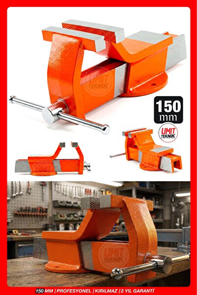 PROXTECH 150 Mm | Ağır Hizmet Yüksek Hassasiyetli Profesyonel Kalite Masa Tezgah Mengenesi