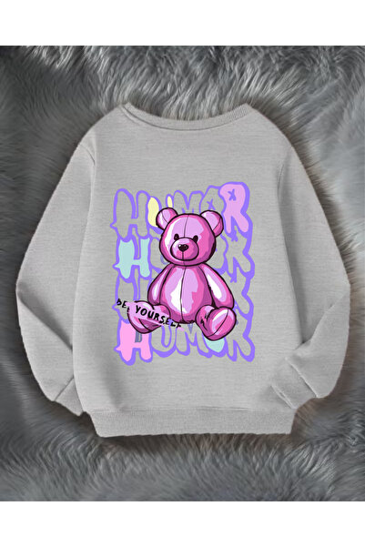 haha Oversized Hoodless Sweatshirt for Children