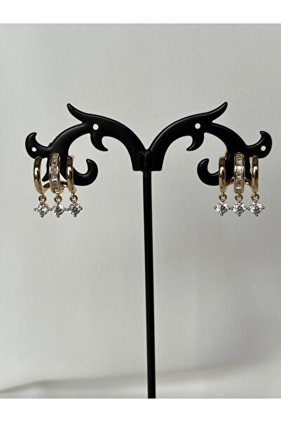 XUPING JEWELRY Üçlü Görünümlü Küpe