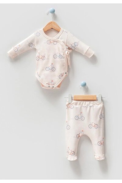 by bubbles طقم أطفال مكون من قطعتين من بأزرار على الجهتين ياكا