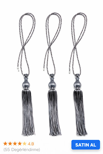 ÇİLLOR PERDE VEYA FON TAVAN BAĞLAMA KUKASI BRAÇOL 3 LÜ SET