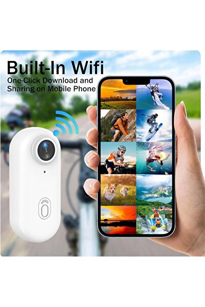 Generic 1080P Full HD WiFi Sports Camera - Magnetic Mount H.264 Action Cam with Wireless App Control