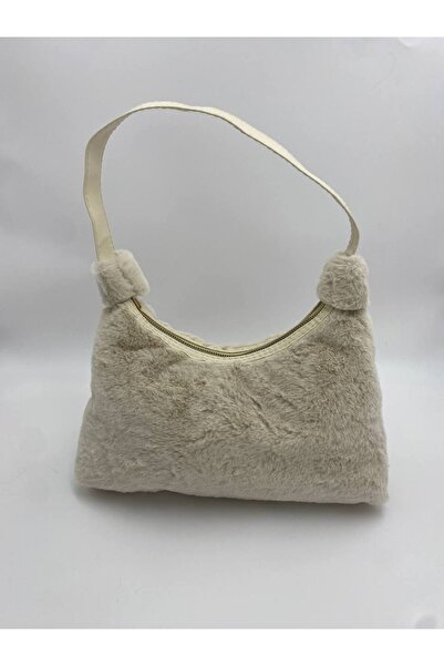 Marvelis Lady Plush Hand and Shoulder Baguette Women's Bag