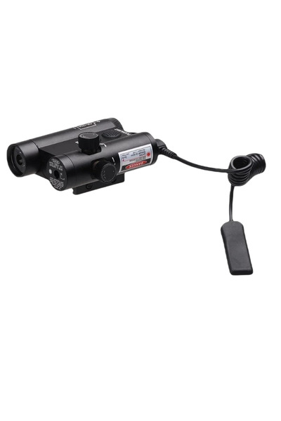 Bosile Tüfek Lazeri Fenerli Kırmızı Lazerli Metal Kasa Lo Pro