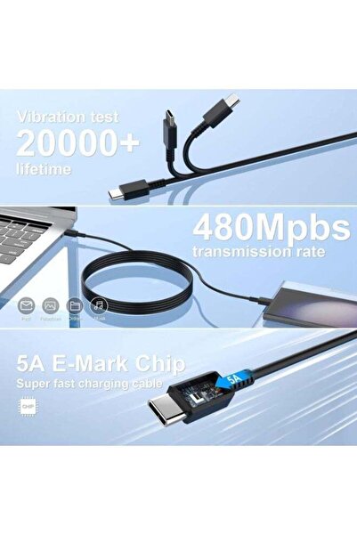 Shopi شاحن منتاكي بقوة 45 واط بمنفذ USB-C للشحن السريع