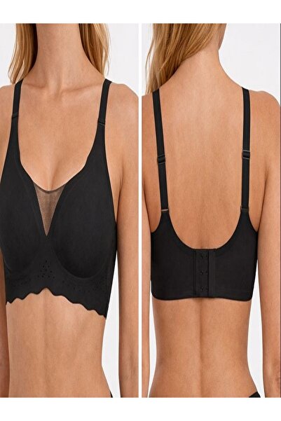 magicvonna Ghost Laser Cut Underwire-Free Stitch-Free Ghost Bra - No Support