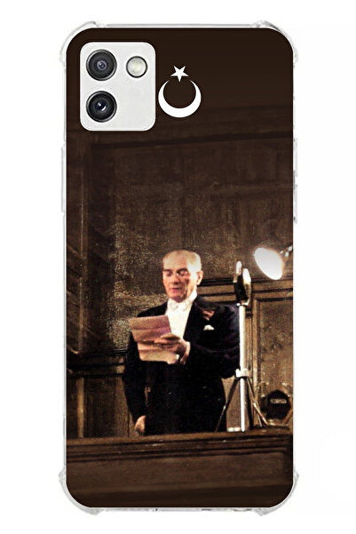 TechTree حافظة سيليكون متوافقة مع هاتف سامسونج جالاكسي A03 من أتاتورك إيرست م...